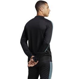 Vyriškas džemperis su pusiniu užtrauktuku adidas Tiro 23 Club, juodas