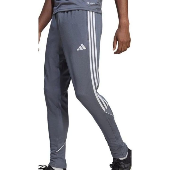 Vyriškos futbolo treniruočių kelnės adidas Tiro 23, pilkos