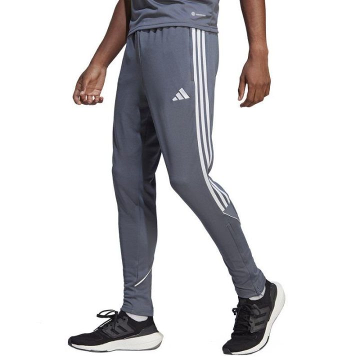 Vyriškos futbolo treniruočių kelnės adidas Tiro 23, pilkos