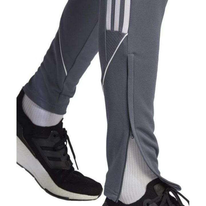 Vyriškos futbolo treniruočių kelnės adidas Tiro 23, pilkos