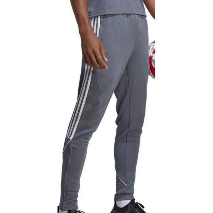 Vyriškos futbolo treniruočių kelnės adidas Tiro 23, pilkos