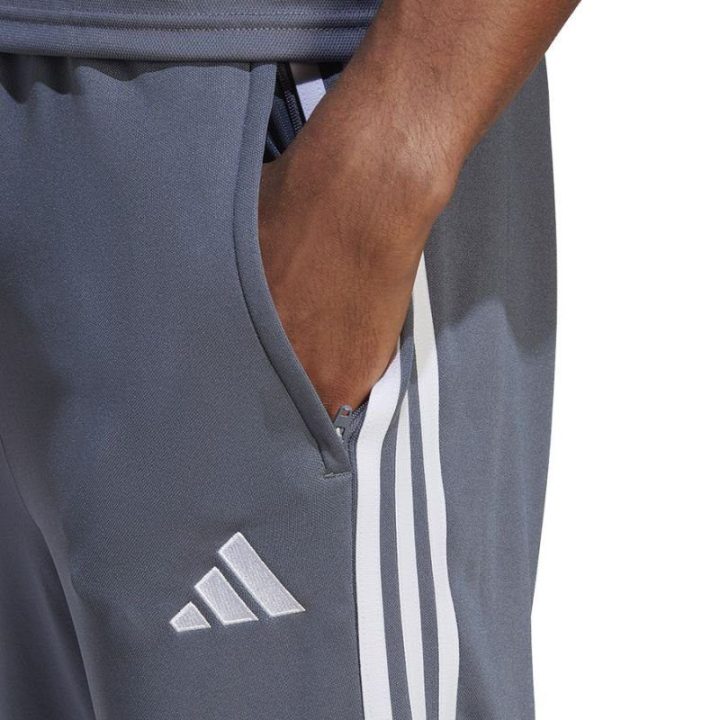 Vyriškos futbolo treniruočių kelnės adidas Tiro 23, pilkos
