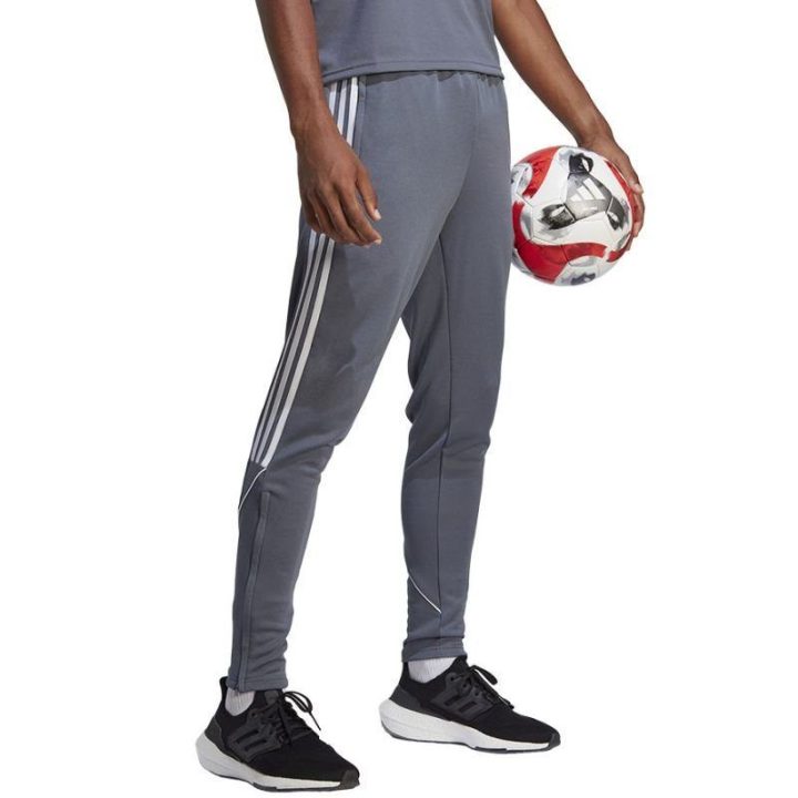 Vyriškos futbolo treniruočių kelnės adidas Tiro 23, pilkos
