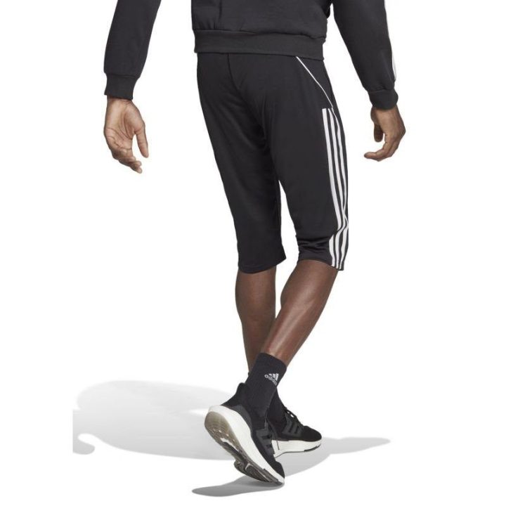 Vyriškos 3/4 ilgio sportinės kelnės adidas Tiro 23 League, juodos