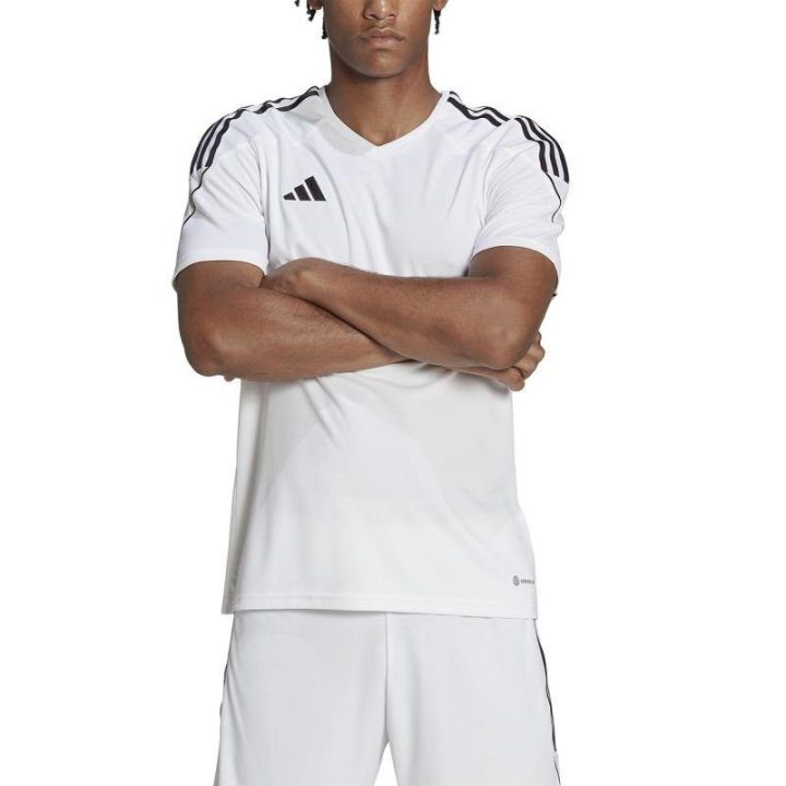 Vyriški marškinėliai treniruotėms adidas Tiro 23 League, balti