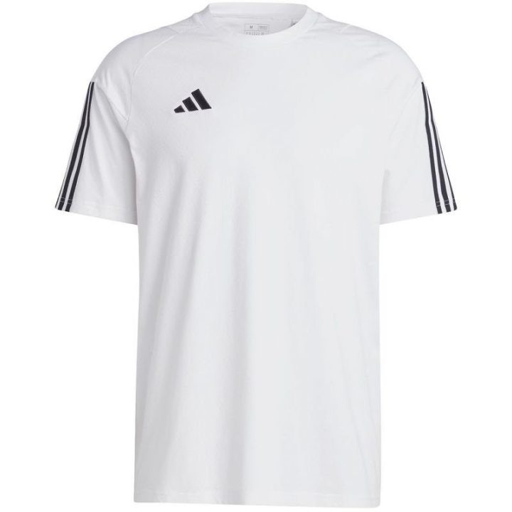 Vyriški medvilniniai marškinėliai adidas Tiro 23 Competition, balti