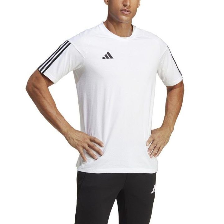 Vyriški medvilniniai marškinėliai adidas Tiro 23 Competition, balti