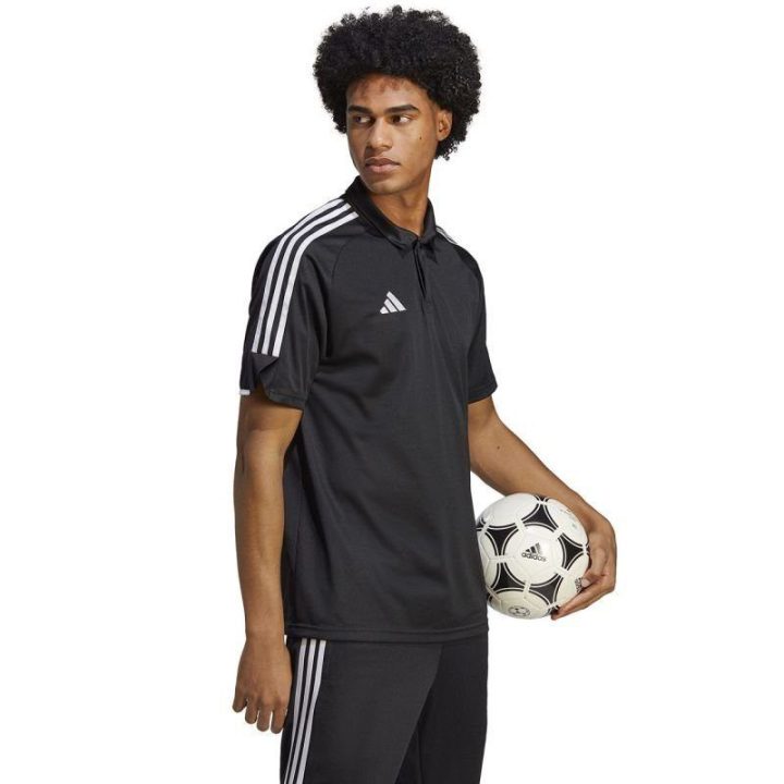 Vyriški polo marškinėliai adidas Tiro 23 League, juodi