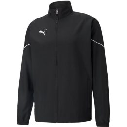 Vyriška striukė su užtrauktuku Puma teamRISE Sideline, juoda