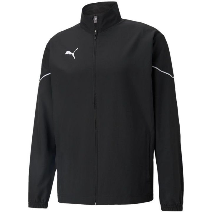 Vyriška striukė su užtrauktuku Puma teamRISE Sideline, juoda