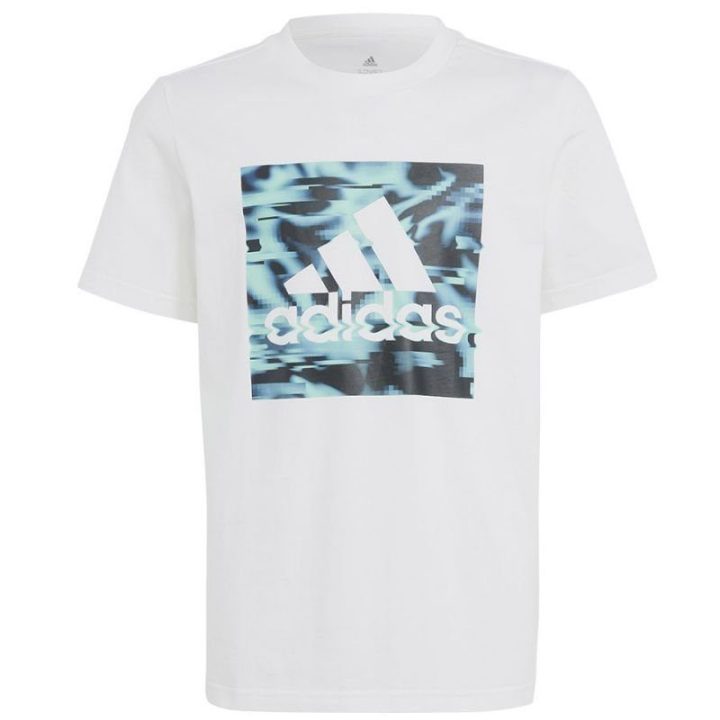 Vaikiški medvilniniai marškinėliai adidas AKD GT, balti