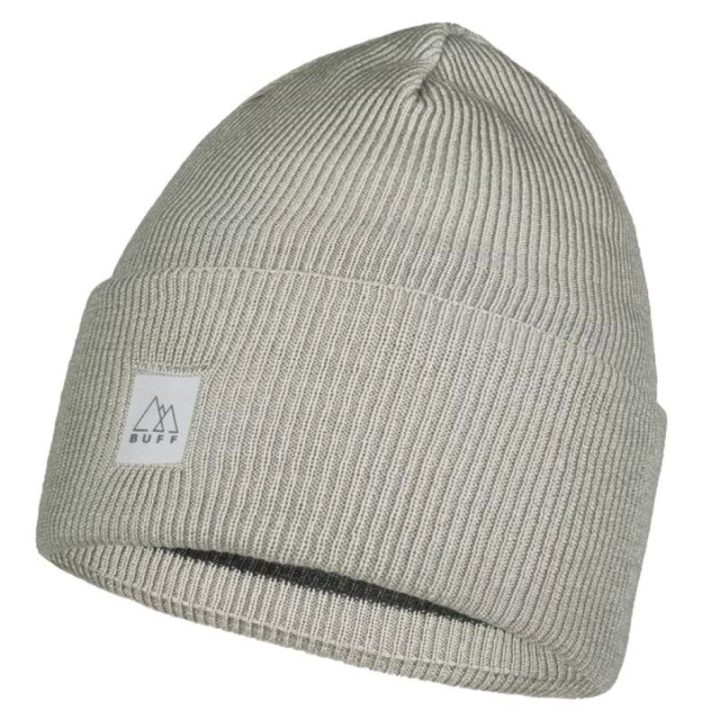 Megzta kepurė su anga kuodui Buff Crossknit, pilka