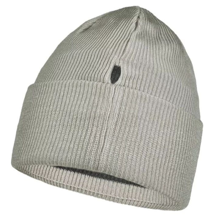 Megzta kepurė su anga kuodui Buff Crossknit, pilka