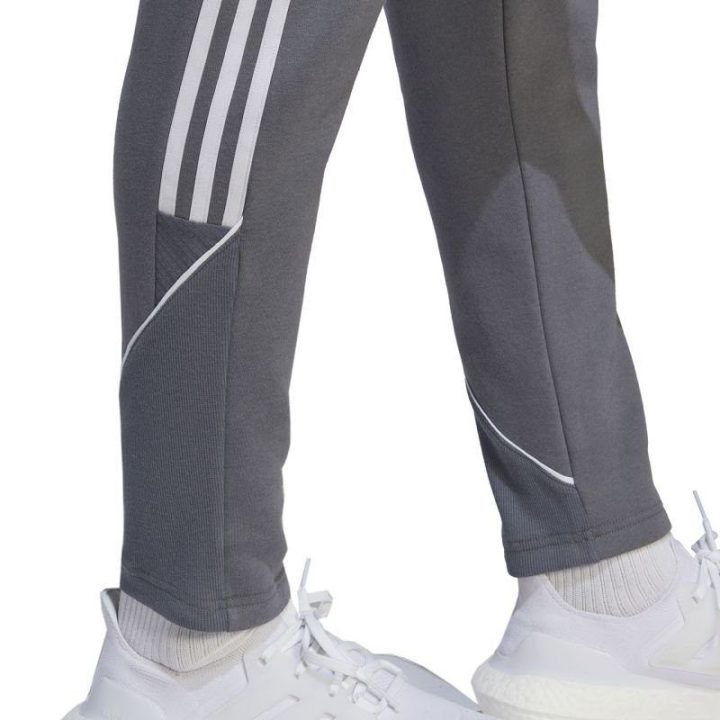 Vyriškos medvilninės sportinės kelnės adidas Tiro 23 League, pilkos