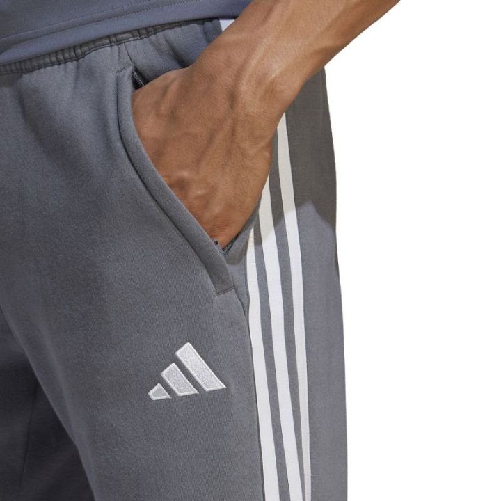 Vyriškos medvilninės sportinės kelnės adidas Tiro 23 League, pilkos