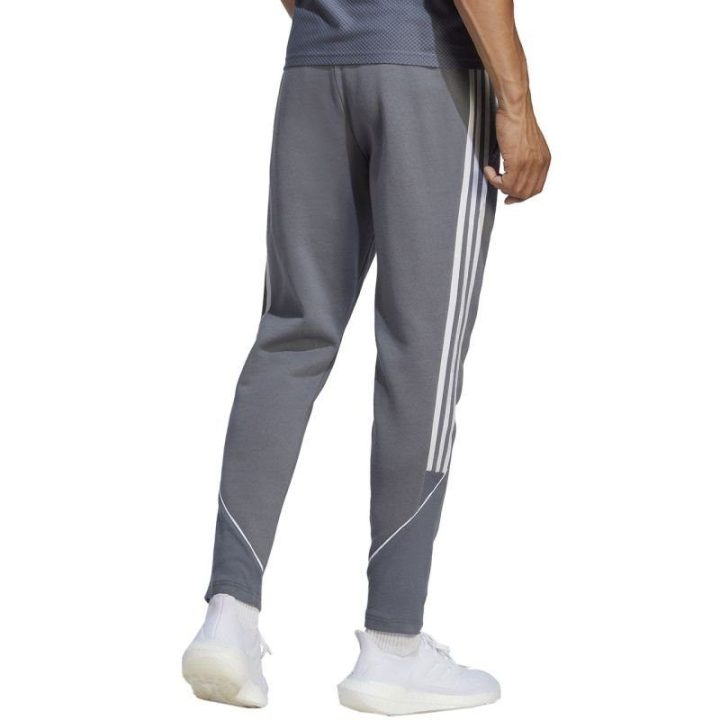Vyriškos medvilninės sportinės kelnės adidas Tiro 23 League, pilkos