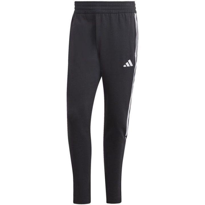Vyriškos medvilninės sportinės kelnės adidas Tiro 23 League, juodos