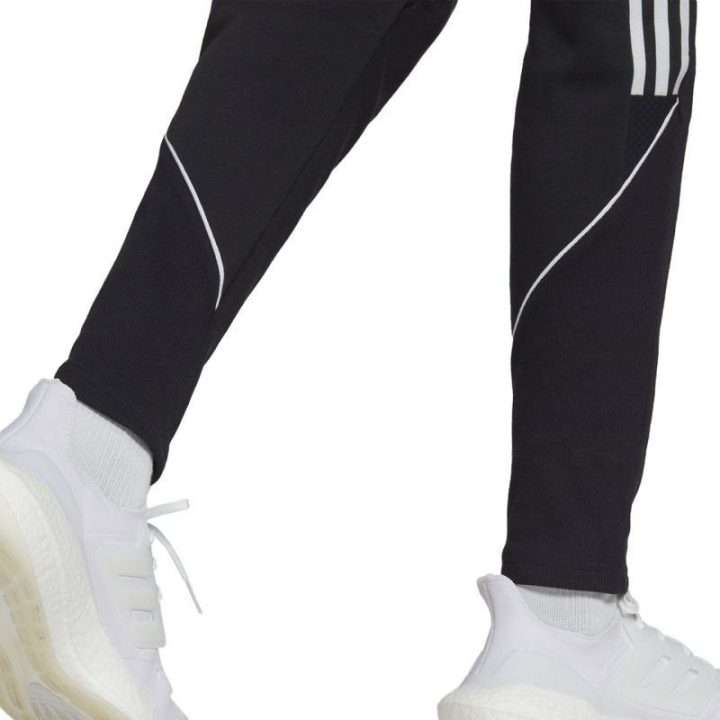 Vyriškos medvilninės sportinės kelnės adidas Tiro 23 League, juodos