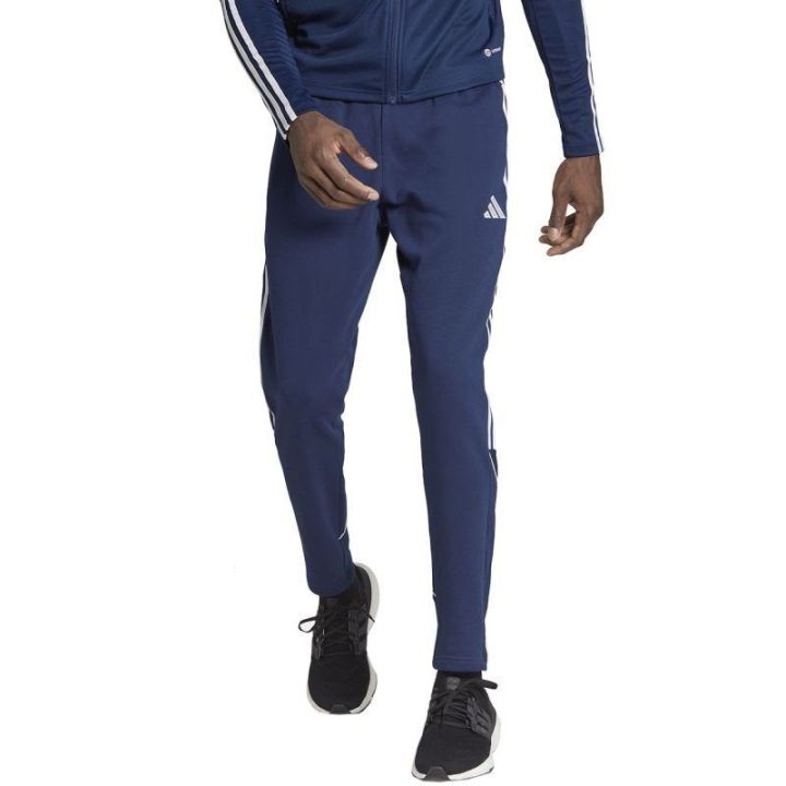 Vyriškos sportinės kelnės su virvele adidas Tiro 23, tamsiai mėlynos