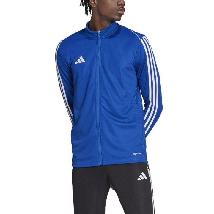 Vyriškas džemperis su užtrauktuku adidas Tiro 23 League, mėlynas