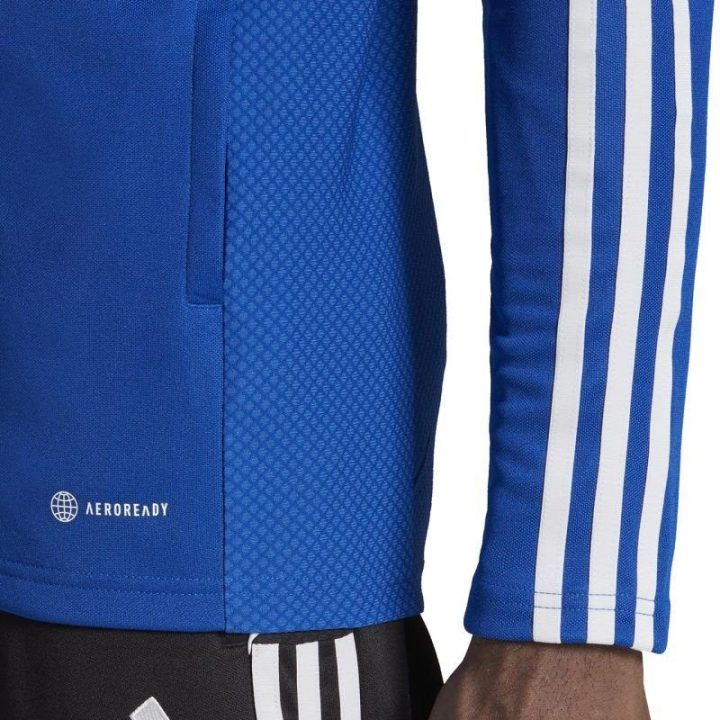 Vyriškas džemperis su užtrauktuku adidas Tiro 23 League, mėlynas