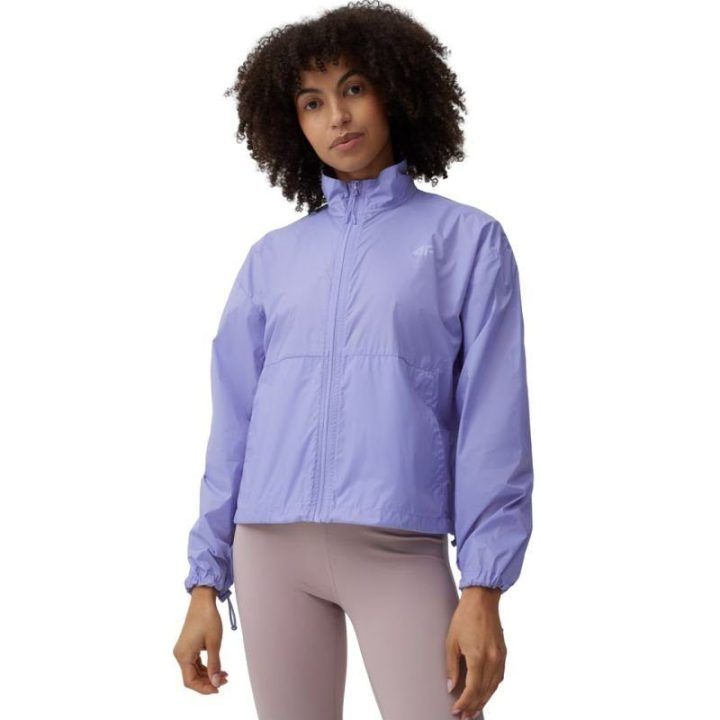 Moteriška laisvo kirpimo striukė 4F F016, violetinė