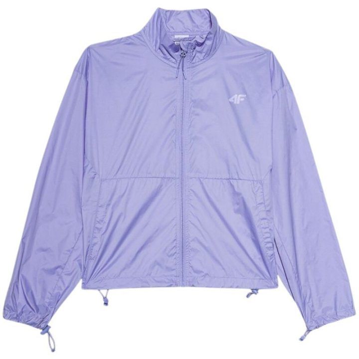 Moteriška laisvo kirpimo striukė 4F F016, violetinė