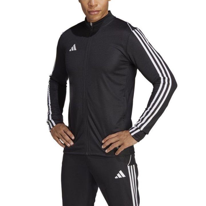 Vyriškas džemperis su užtrauktuku adidas Tiro 23 League, juodas