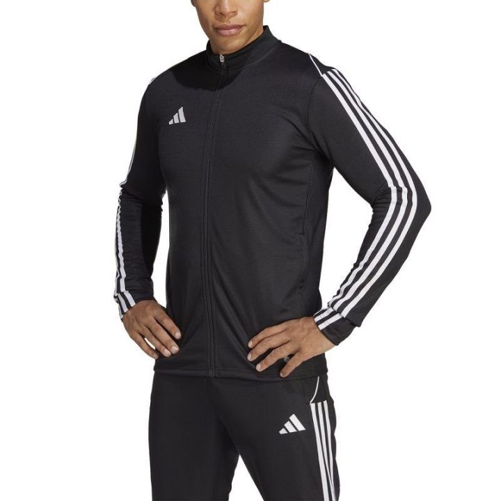 Vyriškas džemperis su užtrauktuku adidas Tiro 23 League, juodas