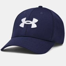 Vyriška kepurė su snapeliu Under Armour Blitzing, tamsiai mėlyna
