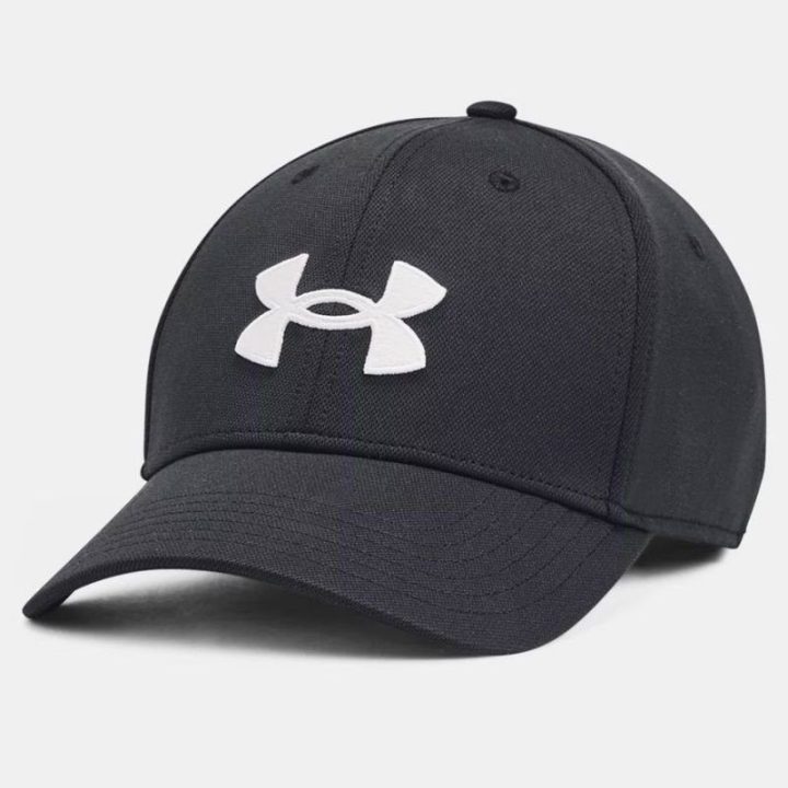 Vyriška kepurė su pusapvaliu snapeliu Under Armour Blitzing Adj, juoda