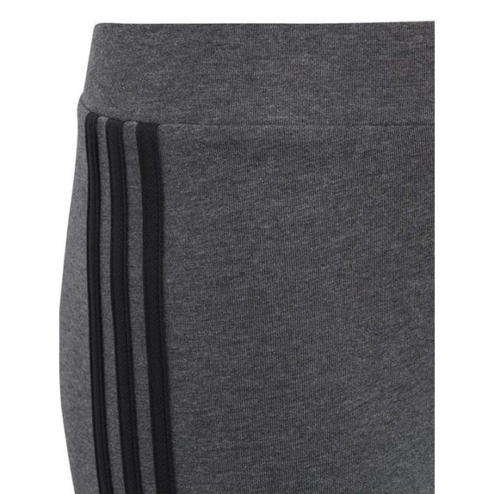 Vaikiškos medvilninės tamprės adidas 3 Stripes TIG, pilkos
