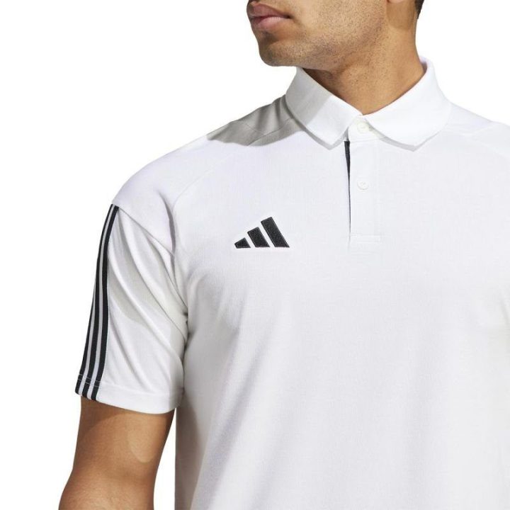 Vyriški polo marškinėliai adidas Tiro 23 Competition, balti