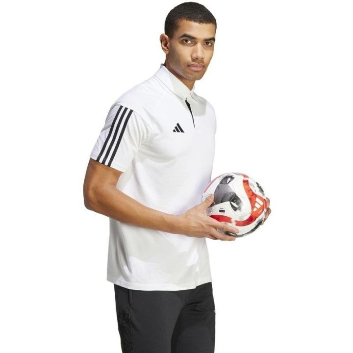 Vyriški polo marškinėliai adidas Tiro 23 Competition, balti