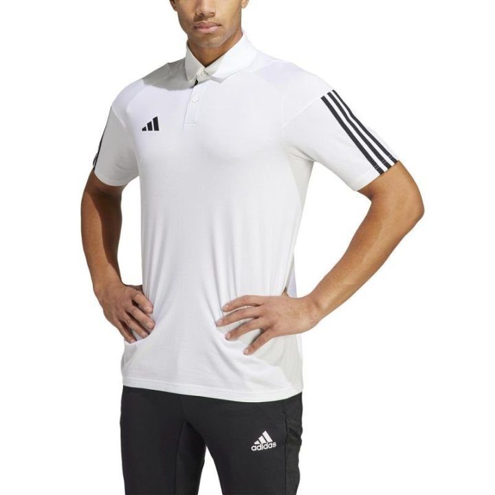 Vyriški polo marškinėliai adidas Tiro 23 Competition, balti
