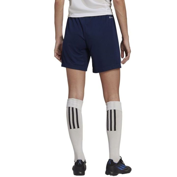 Moteriški futbolo šortai adidas Entrada 22, tamsiai mėlyni