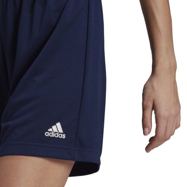 Moteriški futbolo šortai adidas Entrada 22, tamsiai mėlyni
