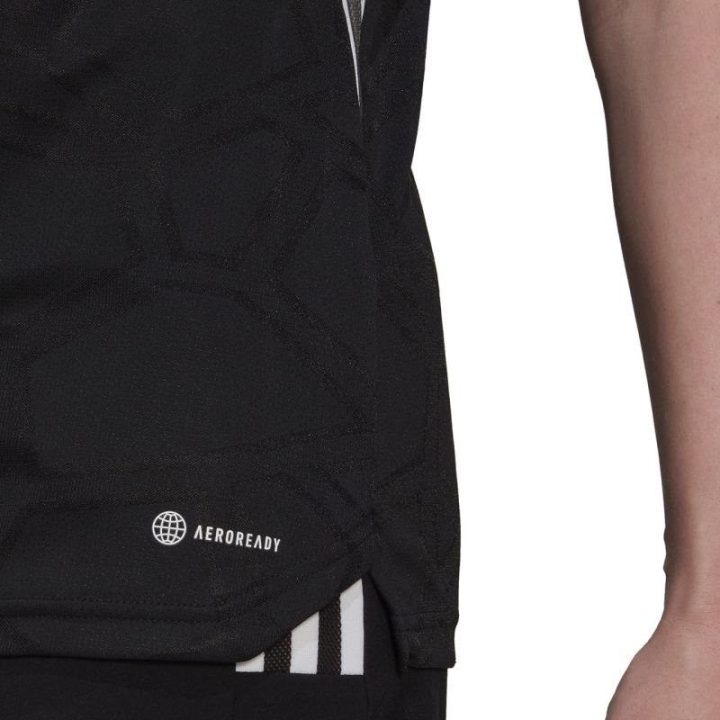 Moteriški marškinėliai adidas Condivo 22 Match Day, juodai balti