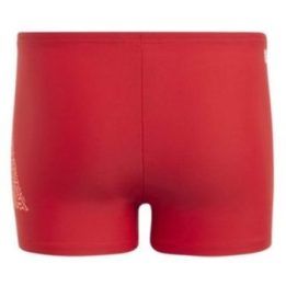 Maudymosi glaudės berniukams adidas 3 Bar Log Boxer, raudonos