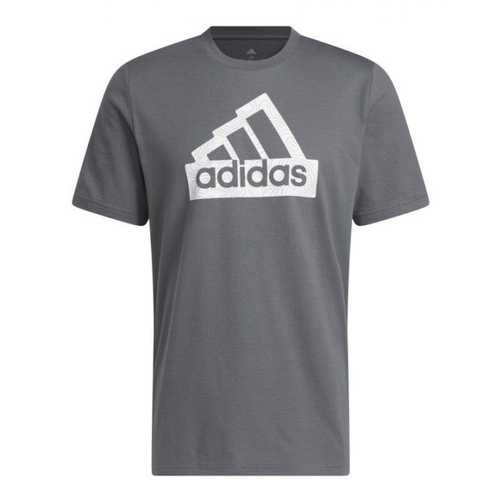 Vyriški medvilniniai marškinėliai adidas City, pilki