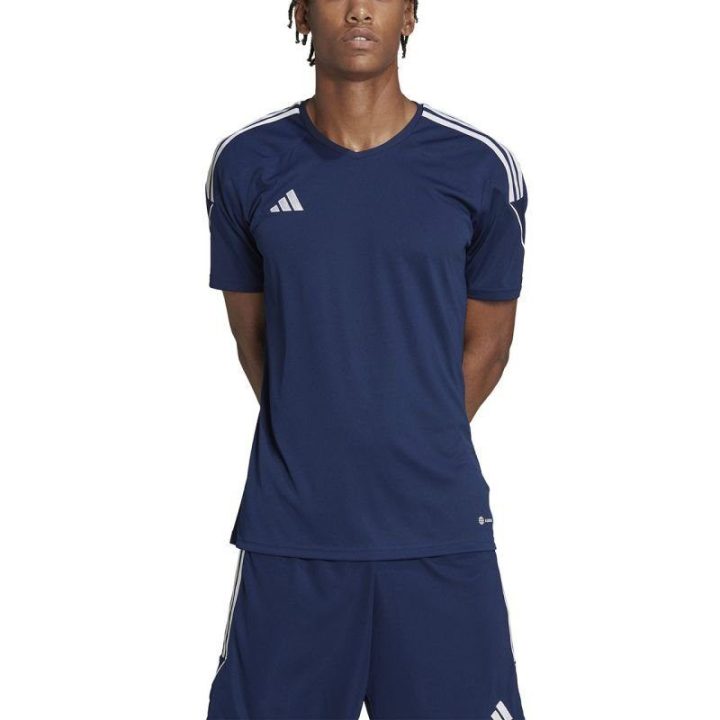Vyriški futbolo marškinėliai adidas Tiro 23 League, tamsiai mėlyni