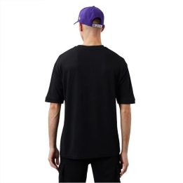 Vyriški marškinėliai New Era Lakers Script Mesh, juodi