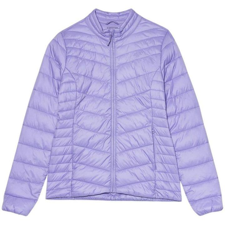 Moteriška pašiltinta striukė 4F, šviesiai violetinė