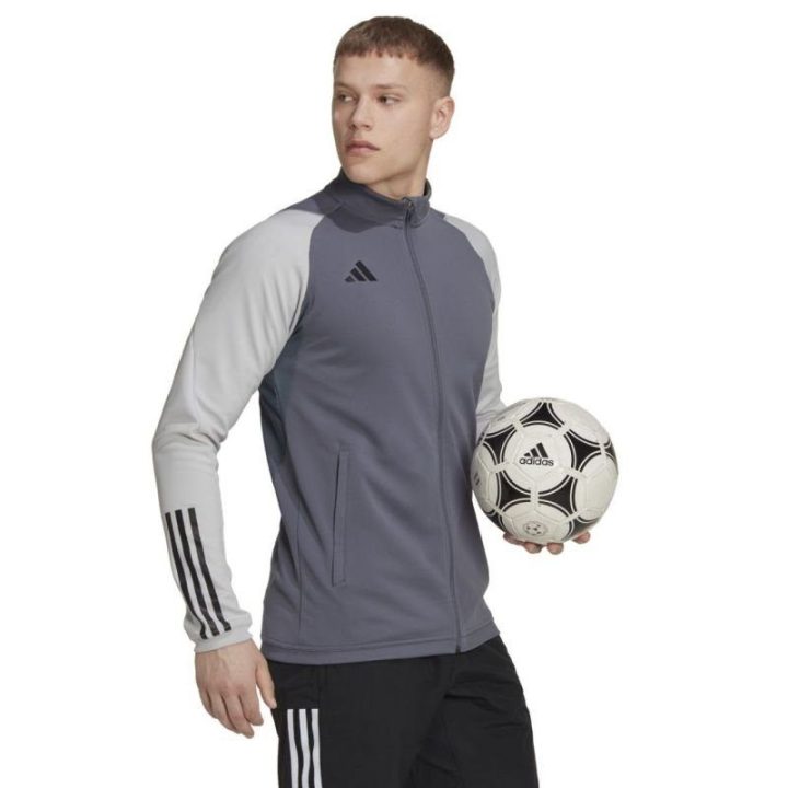 Vyriškas futbolo džemperis adidas Tiro 23, pilkas