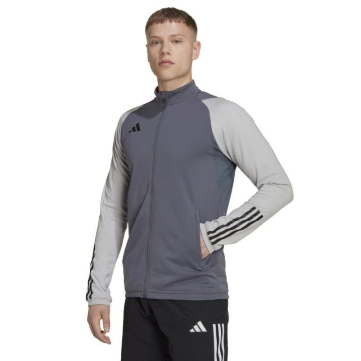 Vyriškas futbolo džemperis adidas Tiro 23, pilkas