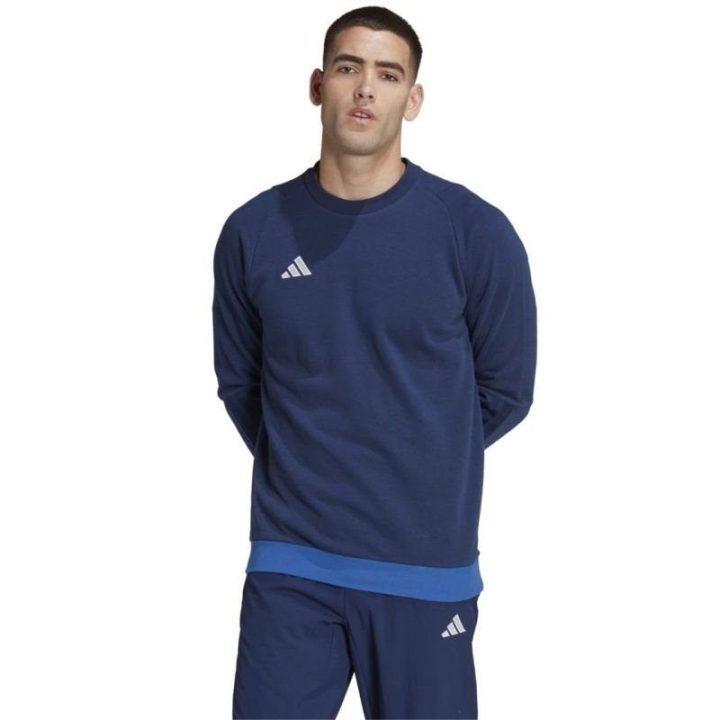 Vyriškas medvilninis džemperis adidas Tiro 23, tamsiai mėlynas