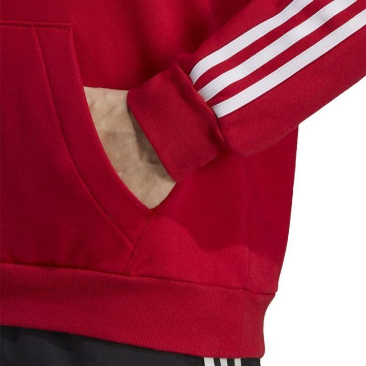 Vyriškas medvilninis džemperis su gobtuvu adidas Tiro 23, raudonas