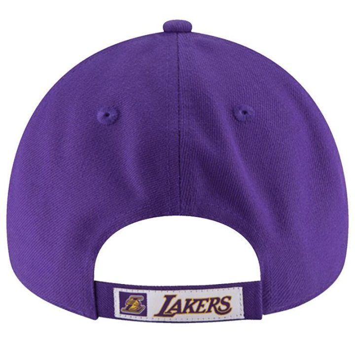 Kepurė su snapeliu New Era Lakers 9Forty, violetinė