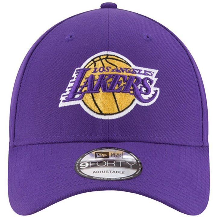 Kepurė su snapeliu New Era Lakers 9Forty, violetinė