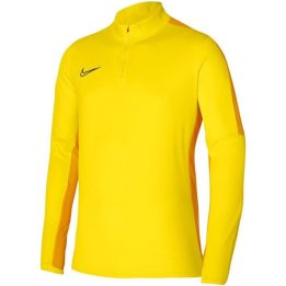 Vyriškas futbolo džemperis Nike Academy 23 Dril Top, geltonas